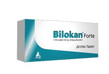 Berksam İlaç Bilokan Forte 9.6 mg 50 Tablet - Berksam İlaç ürünü