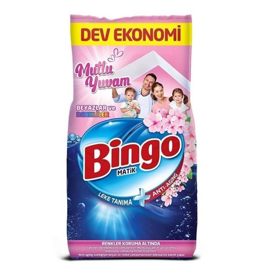 Bingo Matik Mutlu Yuvam 8 Kg Toz Çamaşır Deterjanı