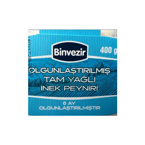 Binvezir Tam Yağlı Olgunlaştırılmış İnek Peyniri - Binvezir ürünü