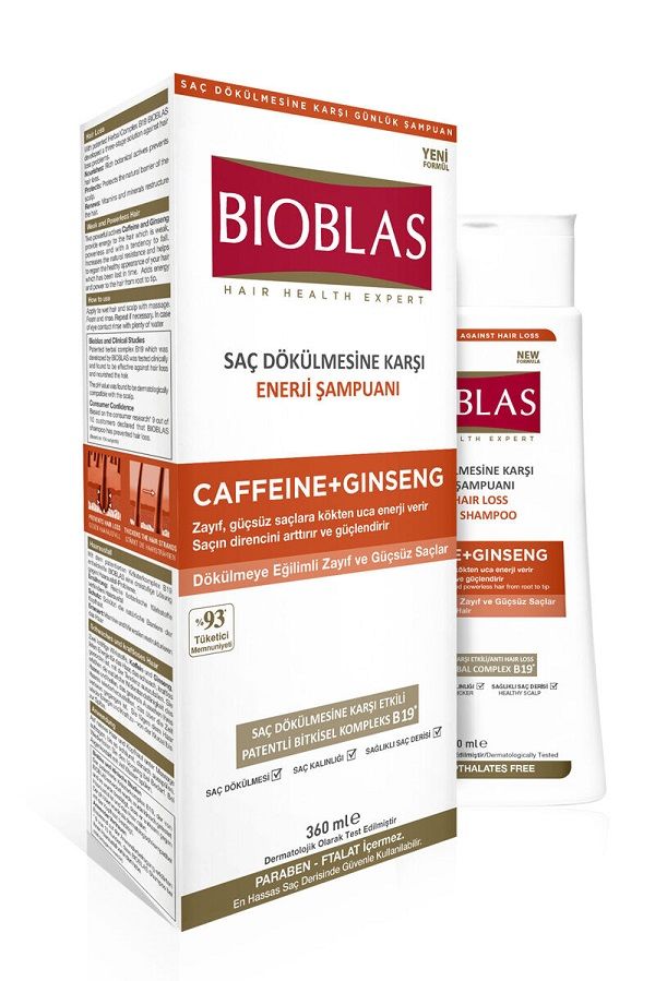 Bioblas Şampuan Saç Dökülmesine Karşı Caffeine 360 Ml