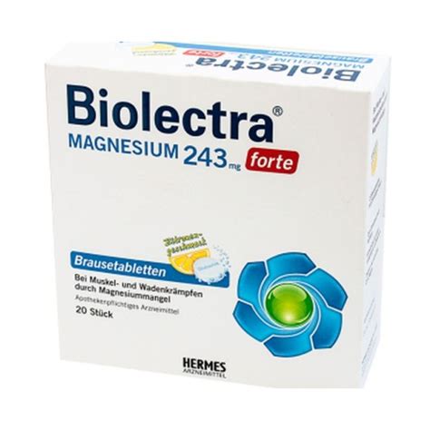 Genesis İlaç Biolectra Magnesium Forte 20 Efervesan Tablet - Genesis İlaç ürünü