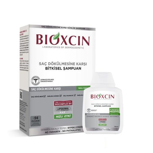Bioxcin Genesis Saç Dökülmesine Karşı Şampuan 300 ml (Yağlı Saçlar) +100 ml Hediye