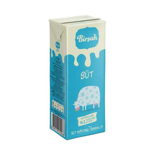 Birşah Süt 200 ml - Birşah ürünü