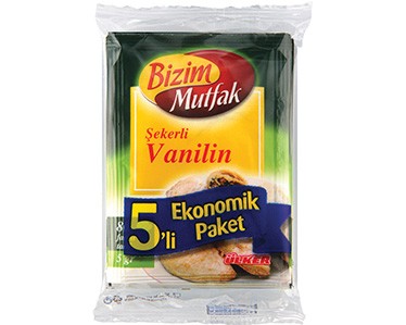 Ülker Bizim Mutfak Şekerli Vanilin 5'li Paket