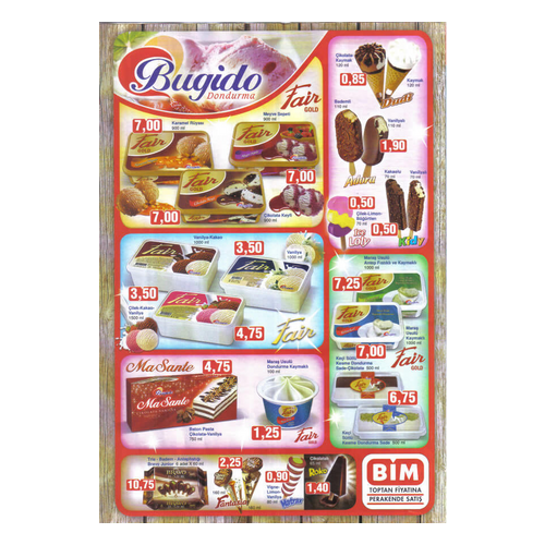 Bugido Fair-Gold Sade Dondurma - Bugido ürünü