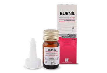 Kurtsan İlaç Burnil Pediatrik Damla 15 ml