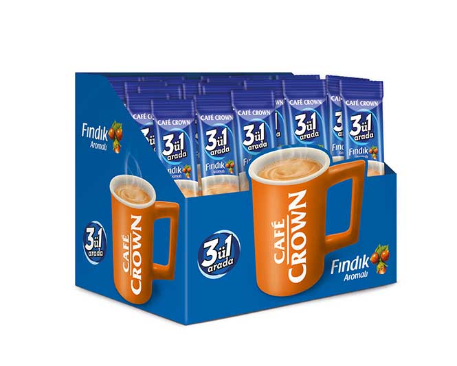 Ülker Café Crown 3'ü 1 Arada Fındık Aromalı