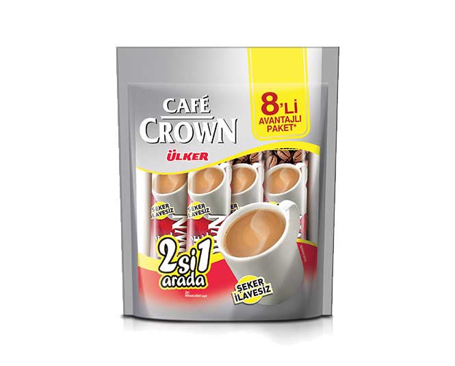 Ülker Café Crown 8'li - 2'si 1 Arada Sade