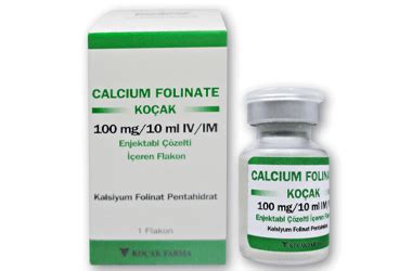 Orna İlaç Calcium Folinate DBL 100 mg/10 ml 1 Flakon - Orna İlaç ürünü