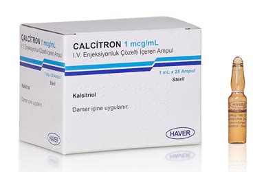 Pharmada İlaç Calderol 2 mcg/ml 25 Ampül - Pharmada İlaç ürünü