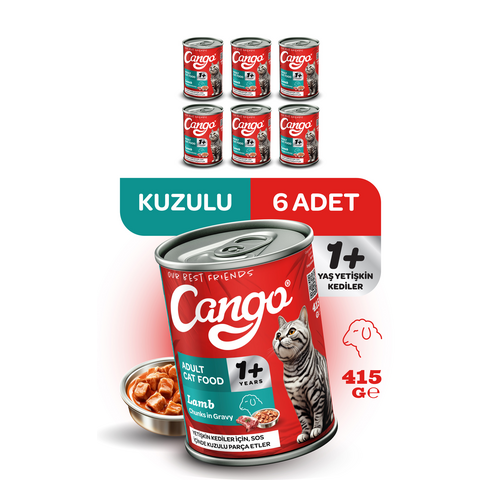 Cango Kedi Maması Konserve 415 gr Etli