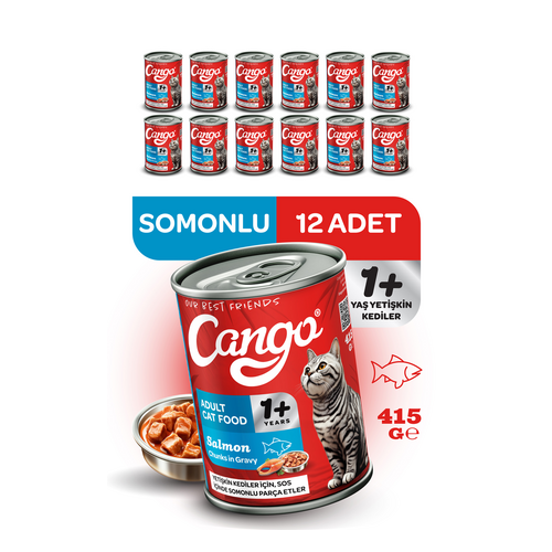 Cango Kedi Maması Konserve 415 gr Somon