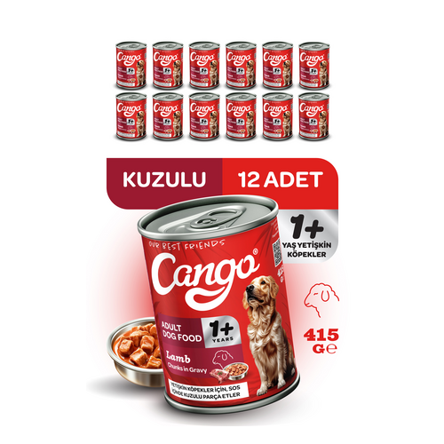 Cango Köpek Maması Konserve 415 gr Kuzu Etli