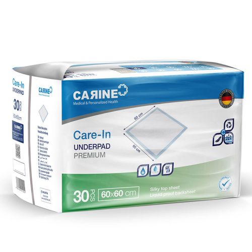 CARINE Premium Alt Açma Örtüsü 30 Adet - 60x60cm - 800ml