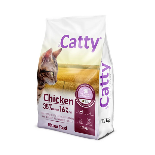 Catty Yavru Kedi Maması Tavuklu 1 kg - Catty ürünü
