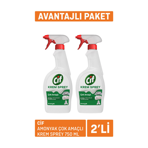 Çiçeğim Amonyaklı 2x750 ml Krem Temizleyici - Çiçeğim ürünü
