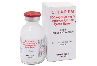 Tüm Ekip İlaç Cilapem 500/500 mg Damara Enjekte Edilen 1 Flakon - Tüm Ekip İlaç ürünü