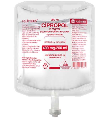 Polifarma İlaç Cipropol Serum %0.9 Sodyum Klorür 200 ml - Polifarma İlaç ürünü