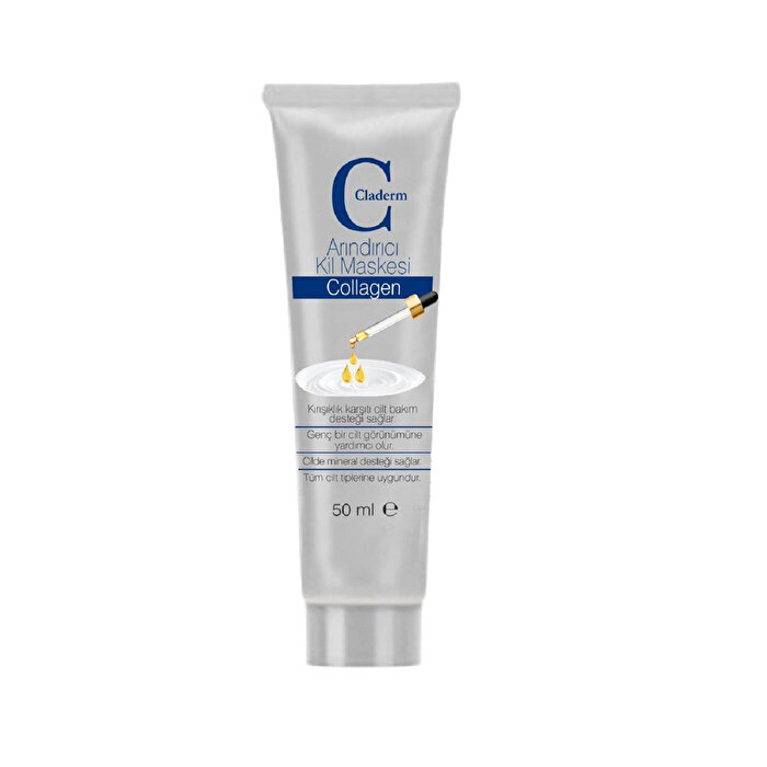 Claderm Arındırıcı Kil Maskesi Collagen 50 ml - Claderm ürünü