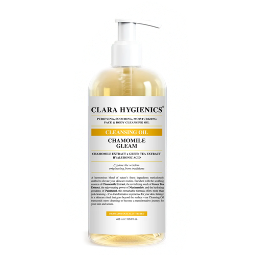 Clara Hygienics Chamomile Gleam Cilt Temizleme Yağı 400 ml - Clara Hygienics ürünü