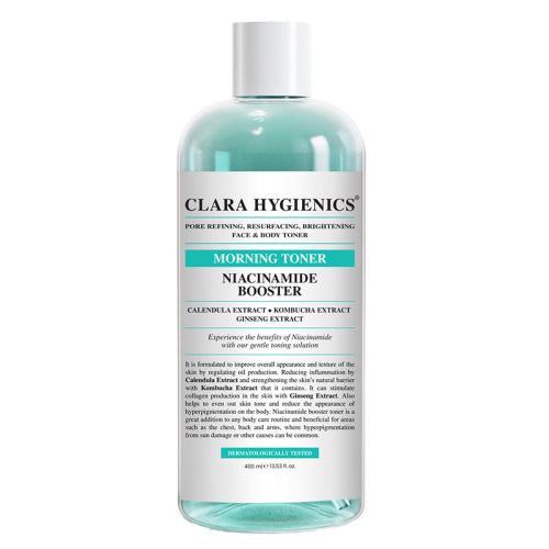 Clara Hygienics Niacinamide Booster Sıkılaştırıcı Yüz ve Vücut Toniği 400 ml - Clara Hygienics ürünü
