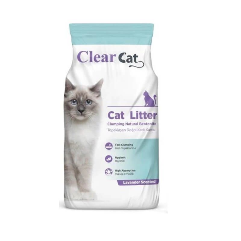 Clear Cat Lavanta Kokulu Kedi Kumu 10 Kg - Clear Cat ürünü