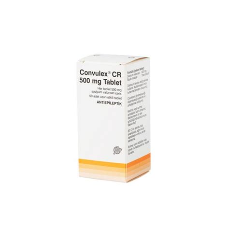 Liba İlaç Convulex CR 500 mg 50 Tablet - Liba İlaç ürünü