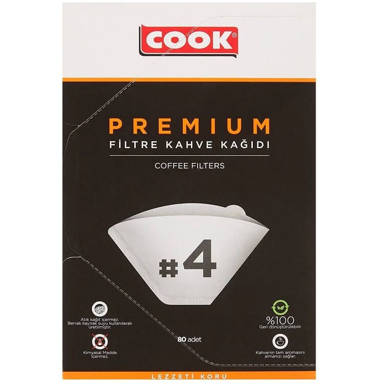 Cook Filtre Kahve Kağıdı Premium No 4