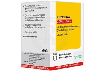 Fortius Pharmaceutical Curatinox 200 mg/40 ml 1 Flakon - Fortius Pharmaceutical ürünü