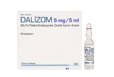 Generica İlaç Dalizom 5 mg/5 ml 5 Ampül