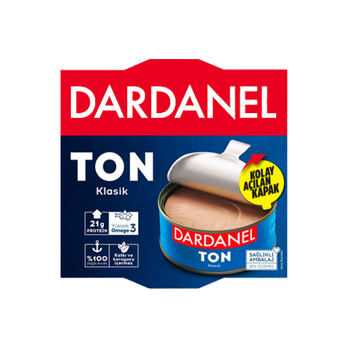 Dardanel Ayçiçek Yağlı Konserve Ton Balığı (140 g)