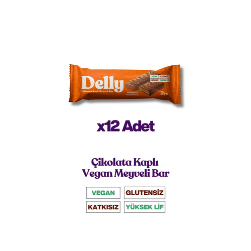 Delly Çikolata Kaplı Meyve Bar Portakal - Delly ürünü