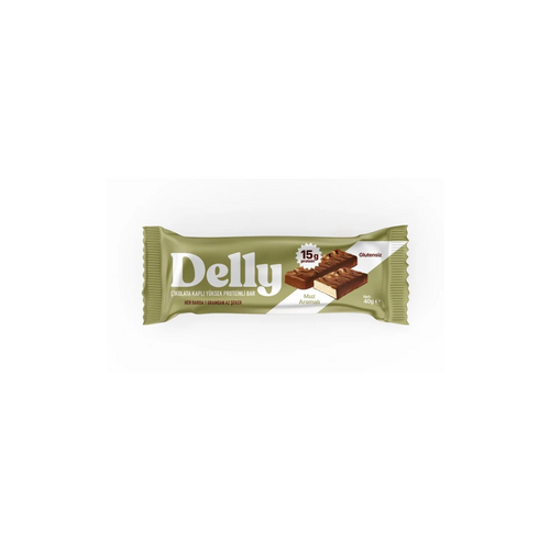 Delly Glutensiz Muzlu Protein Bar 40 GR - Delly ürünü