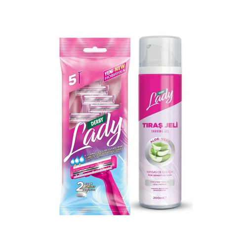 Derby Lady Tıraş Jeli Aloe Vera 200 ml - Derby ürünü