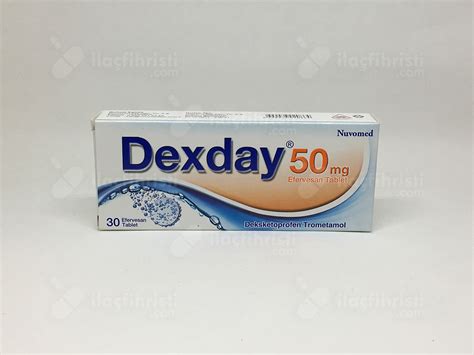 Nuvomed İlaç Dexday 50 mg 30 Efervesan Tablet - Nuvomed İlaç ürünü