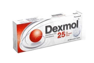 Nuvomed İlaç Dexmol 12.5 mg 30 Efervesan Tablet - Nuvomed İlaç ürünü
