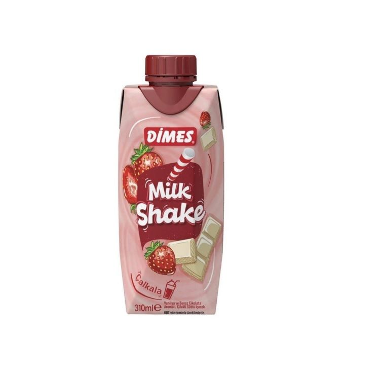 Dimes Milkshake Çilek Vanilya 310 Ml