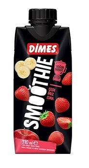 Dimes Smoothie Çilek Muz Elma 310 Ml