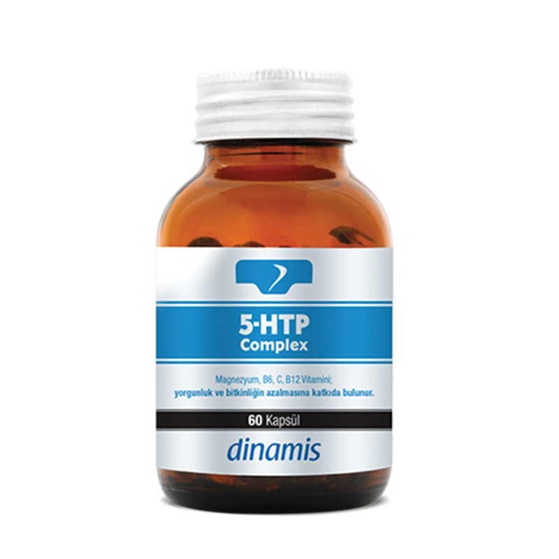 Dinamis 5-HTP Complex Takviye Edici Gıda 60 Kapsül