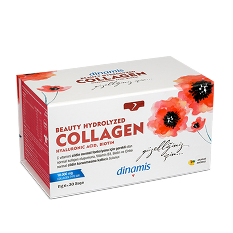 Dinamis Beauty Hydrolyzed Collagen İçeren Takviye Edici Gıda 11 g x 30 Saşe