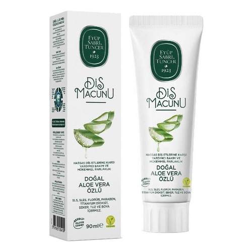 Doğal Aloe Vera Özlü Diş Macunu 90 ml - Eyüp Sabri Tuncer ürünü
