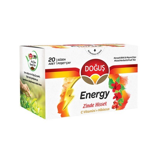 Doğuş Energy C Vitamini & Hibiscus Bardak Poşet 20'li 40 gr