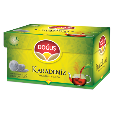 Doğuş Karadeniz Demlik Poşet Çay 100 Adet 320 Gr