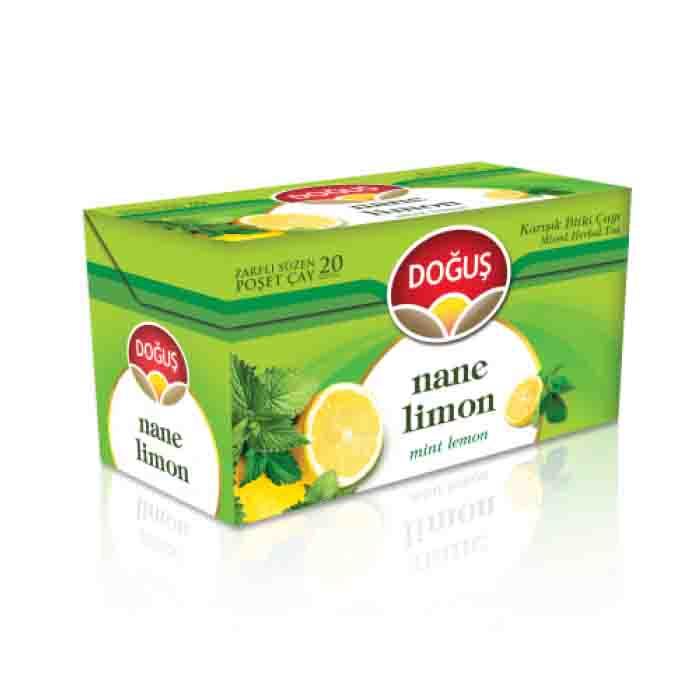 Doğuş Nane Limon Poşet Çay 20 Adet 40 gr