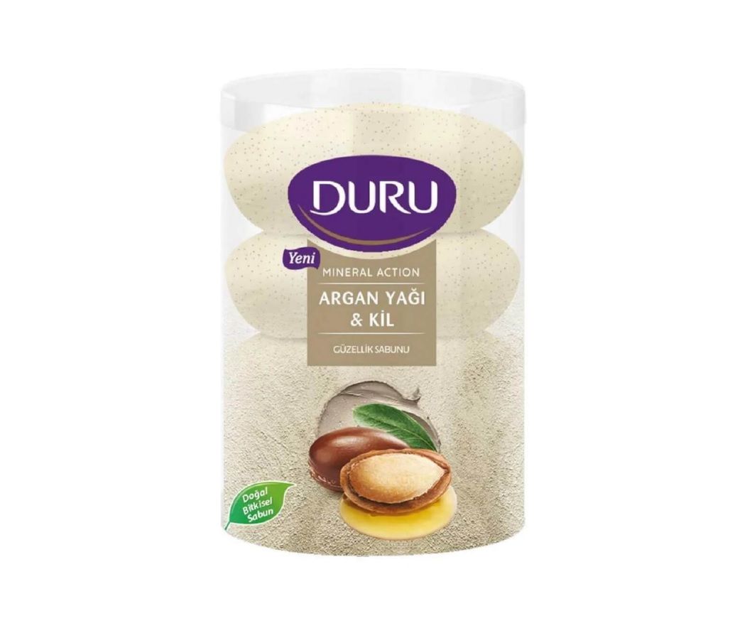 Duru Mineral Güzellik Sabunu Argan ve Kil 4 x 110 Gr