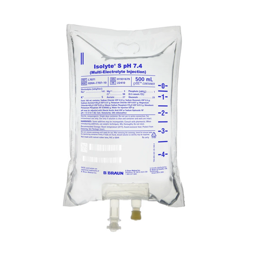 Eczacıbaşı Baxter İlaç Isolyte S PH 7.4 PVC 500 ml (Setli)