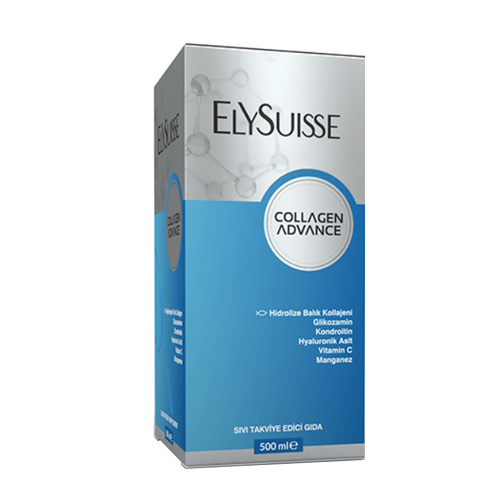 Elysuisse Collagen Advance Sıvı Kollajen Takviye Edici Gıda 500 ml - Elysuisse ürünü