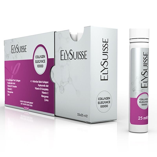 Elysuisse Collagen Elegance 10000 Sıvı Takviye Edici 15 Adet - Elysuisse ürünü