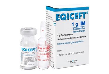 Tüm Ekip İlaç Eqiceft 1000 mg IM 1 Flakon