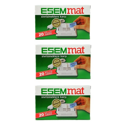 Esemmat Sivrisinek Kovucu Tablet 20'li - Esemmat ürünü